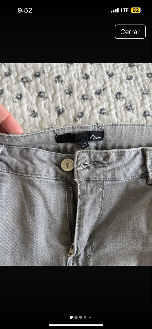 Jeans gris ETAM talla 42