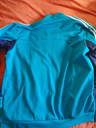 Sudadera Adidas Real Madrid turquesa