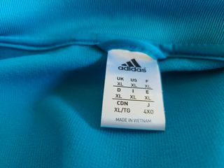 Sudadera Adidas Real Madrid turquesa