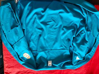 Sudadera Adidas Real Madrid turquesa