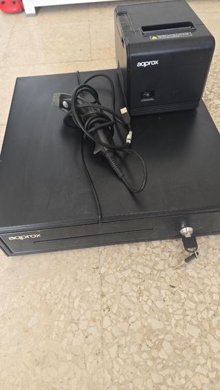 Pack Caja registradora ticket y lector