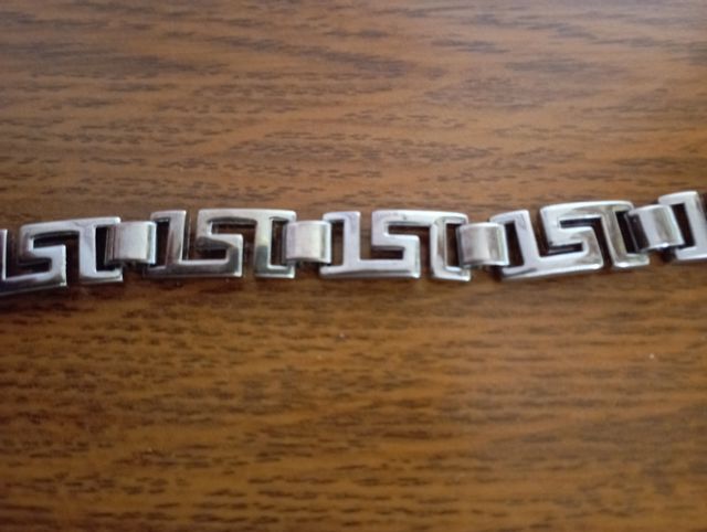 Braccialetto argentato unisex