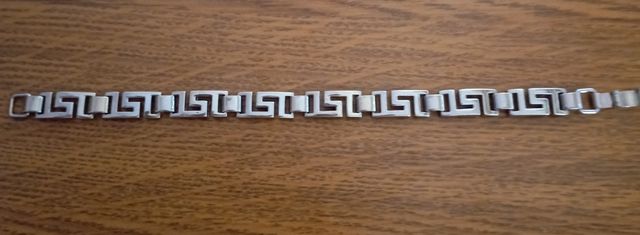 Braccialetto argentato unisex