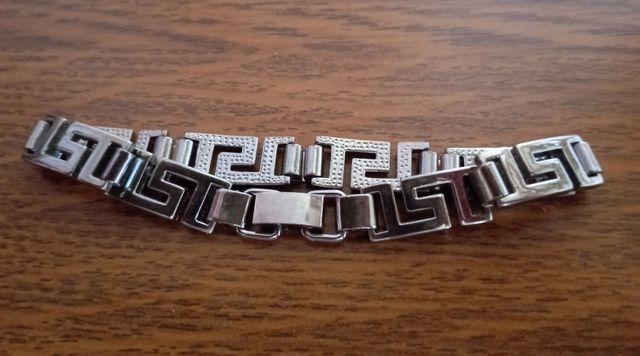 Braccialetto argentato unisex