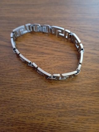 Braccialetto argentato unisex