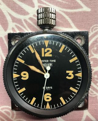 Cronómetro Heuer Master Time 8 Dias Tiempo Maestro