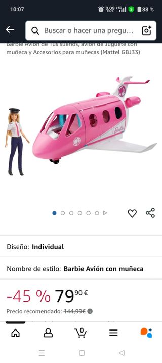 Avión Barbie + Accesorios