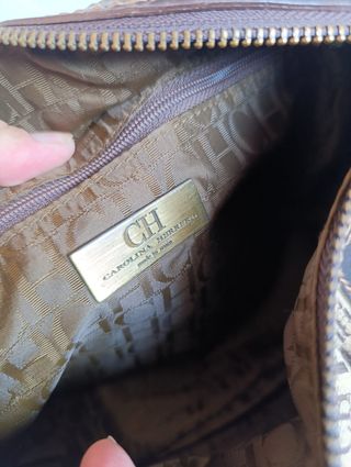 Bolso de piel Carolina Herrera 