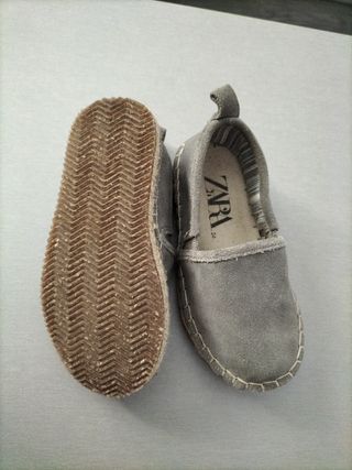 Zapatillas esparto Zara niño - Gris