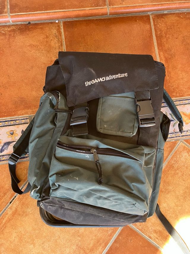 Zaino con sedia a forbice