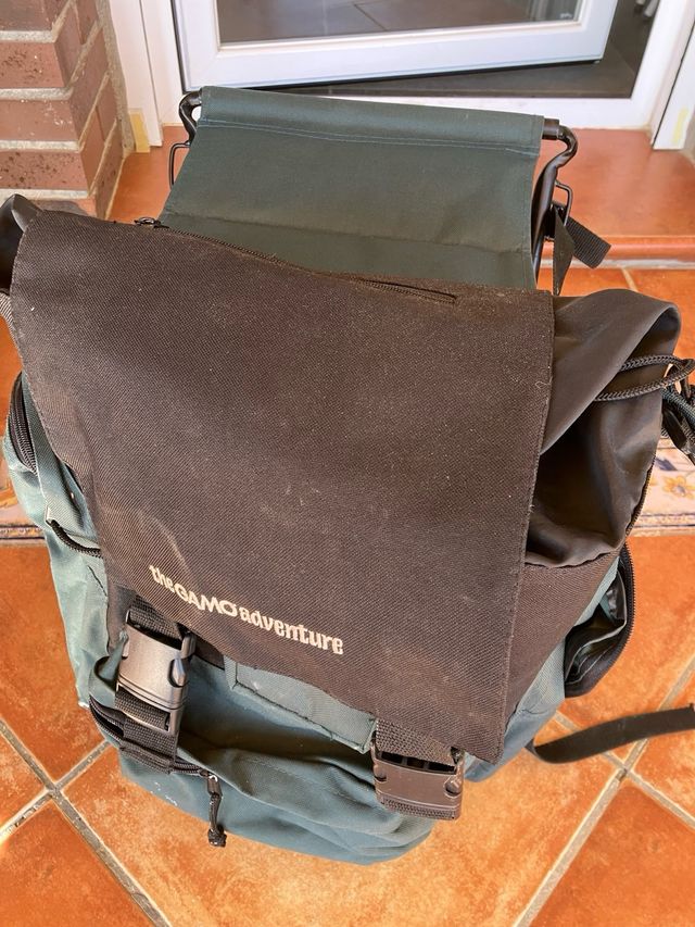 Zaino con sedia a forbice