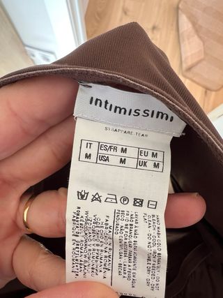 Top Intimissimi marrón - Talla M