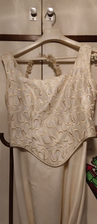 Vestido novia talla 42-44 blanco