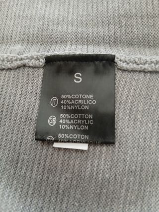 Giacca Cardigan Uomo Grigio ( cotone / acrilico)