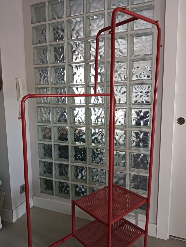 Perchero, burro para ropa, expositor