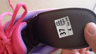 Zapatillas niña ruedas numero 37 rosa-morado