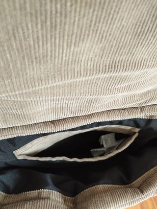 Bolso Zara marrón acolchado