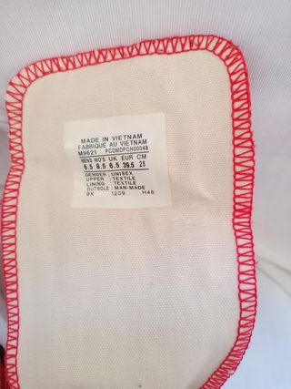 Converse botas rojas Talla 39,5 