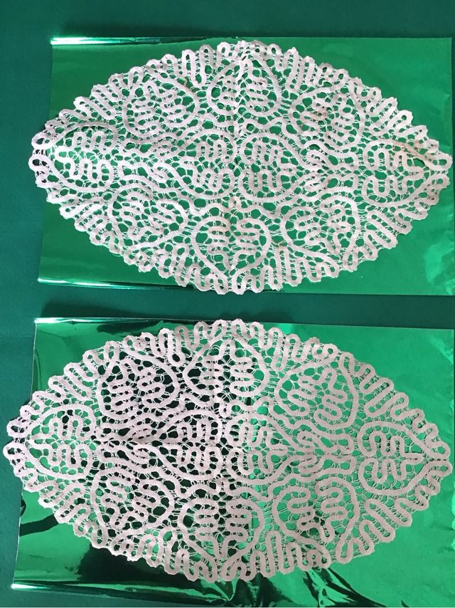 Centrini tombolo: coppia ovali