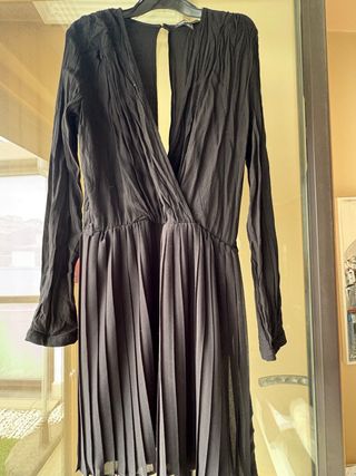 Vestido negro Mango Talla M