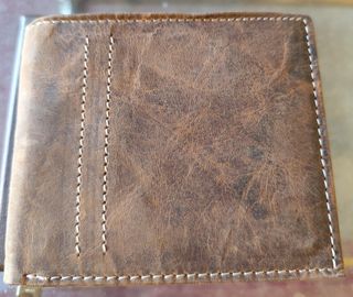 Cartera monedero/billetera piel