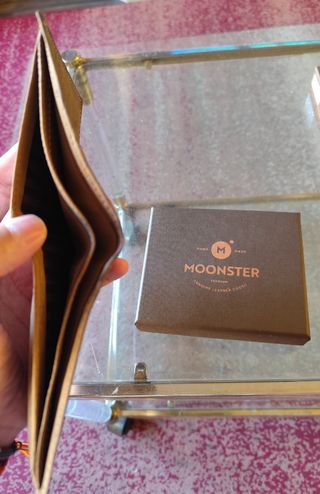 Cartera monedero/billetera piel