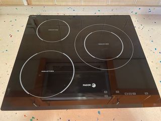 Cristal placa inducción Fagor - Edesa 3 zonas