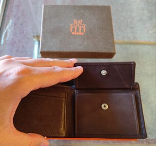 Cartera monedero/billetera piel