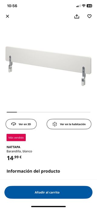 Cama extensible Ikea con colchón extensible