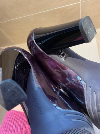 Hogan decolletè in vernice bordeaux 37 1/2