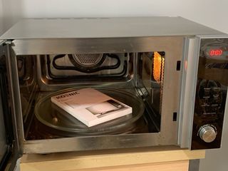 Microondas acero / espejo con grill