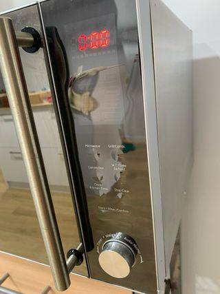 Microondas acero / espejo con grill