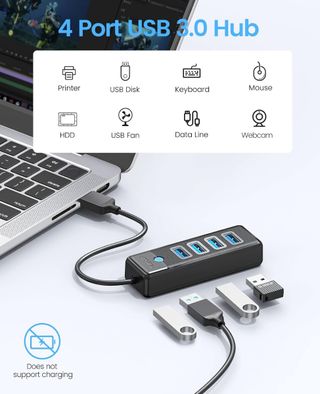 Hub USB 4 puertos 3.0