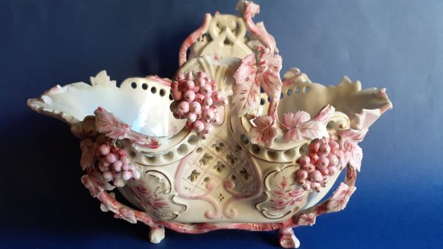 Centro mesa antiguo porcelana