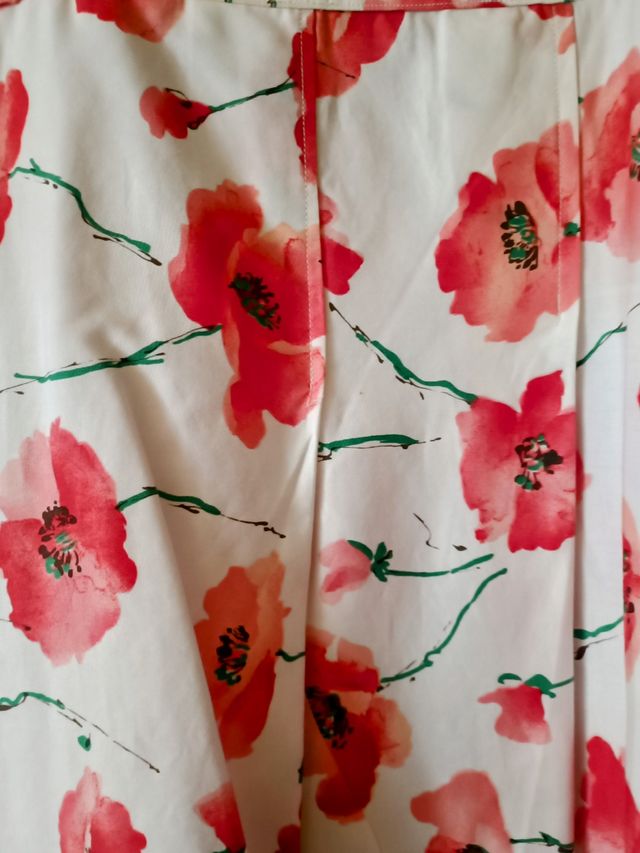 Vestito estivo fiori rossi