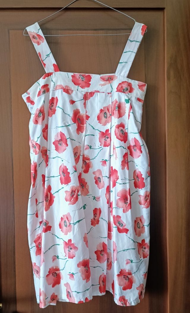 Vestito estivo fiori rossi