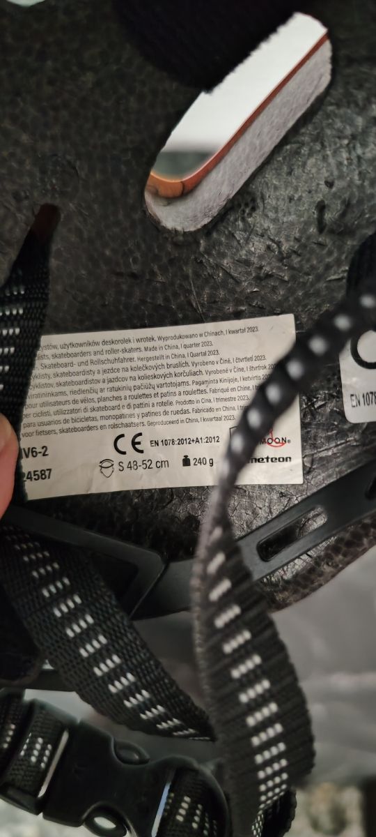 casco para niña 48-52 cm