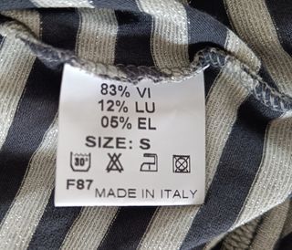 Maglia Kocca a righe grigio-argento
