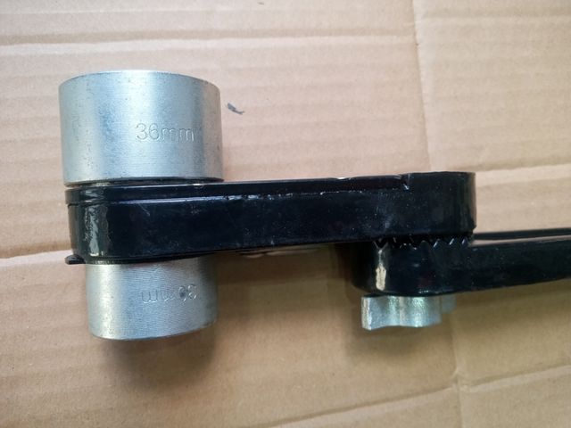 Llave carraca TRUMBULL MFG con vasos 36-30mm nueva