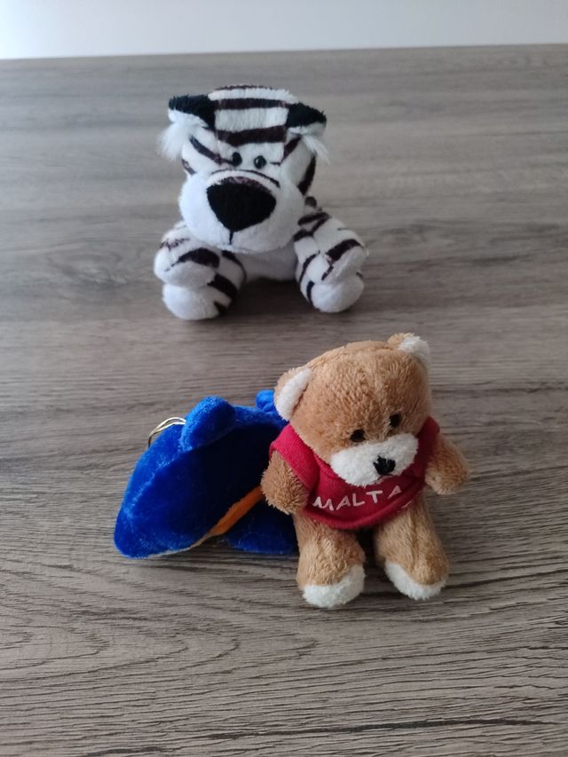 11 Peluche Animali vario tipo.