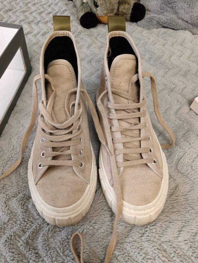 Botas Victoria Beige - Talla 38