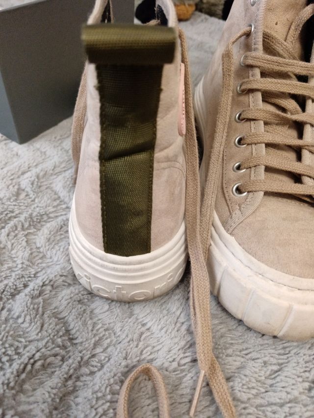 Botas Victoria Beige - Talla 38