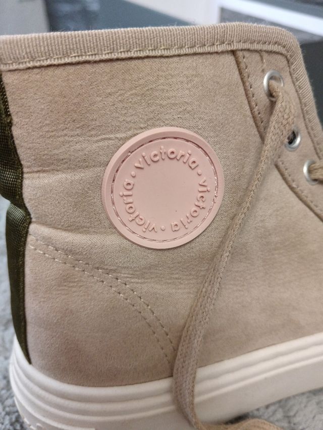 Botas Victoria Beige - Talla 38