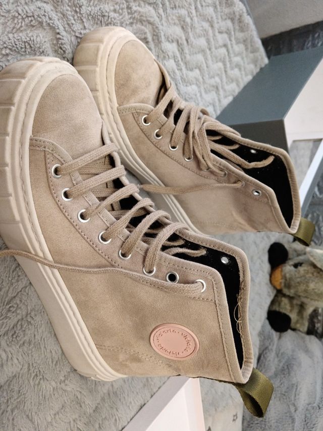 Botas Victoria Beige - Talla 38