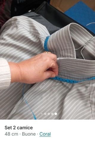 Camicie Uomo CORAL Grigie - 2pz