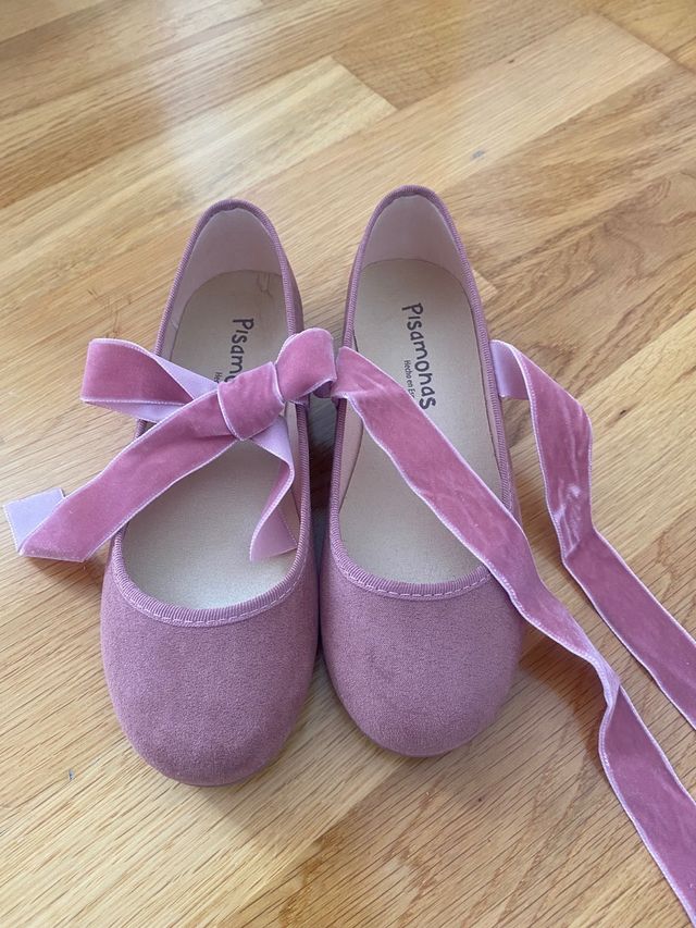 Pisamonas Merceditas terciopelo rosa - 33