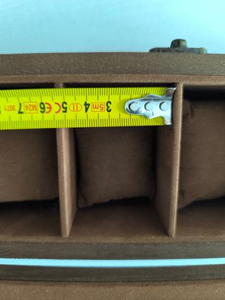 Relojero 6 relojes madera