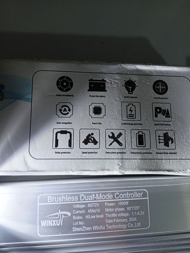 Controlador motor Brushless 1500W