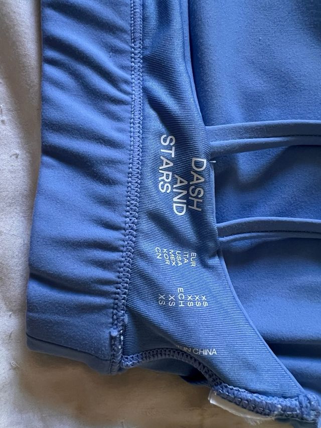 Top deportivo niña azul Dash and Stars talla XS