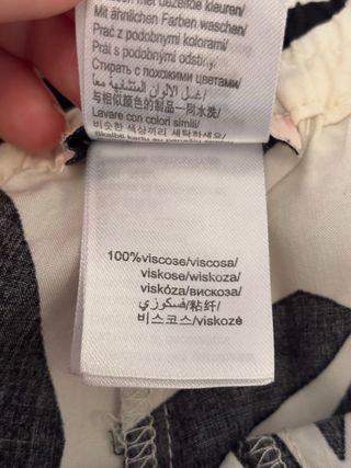 Shorts Etam blanco y negro